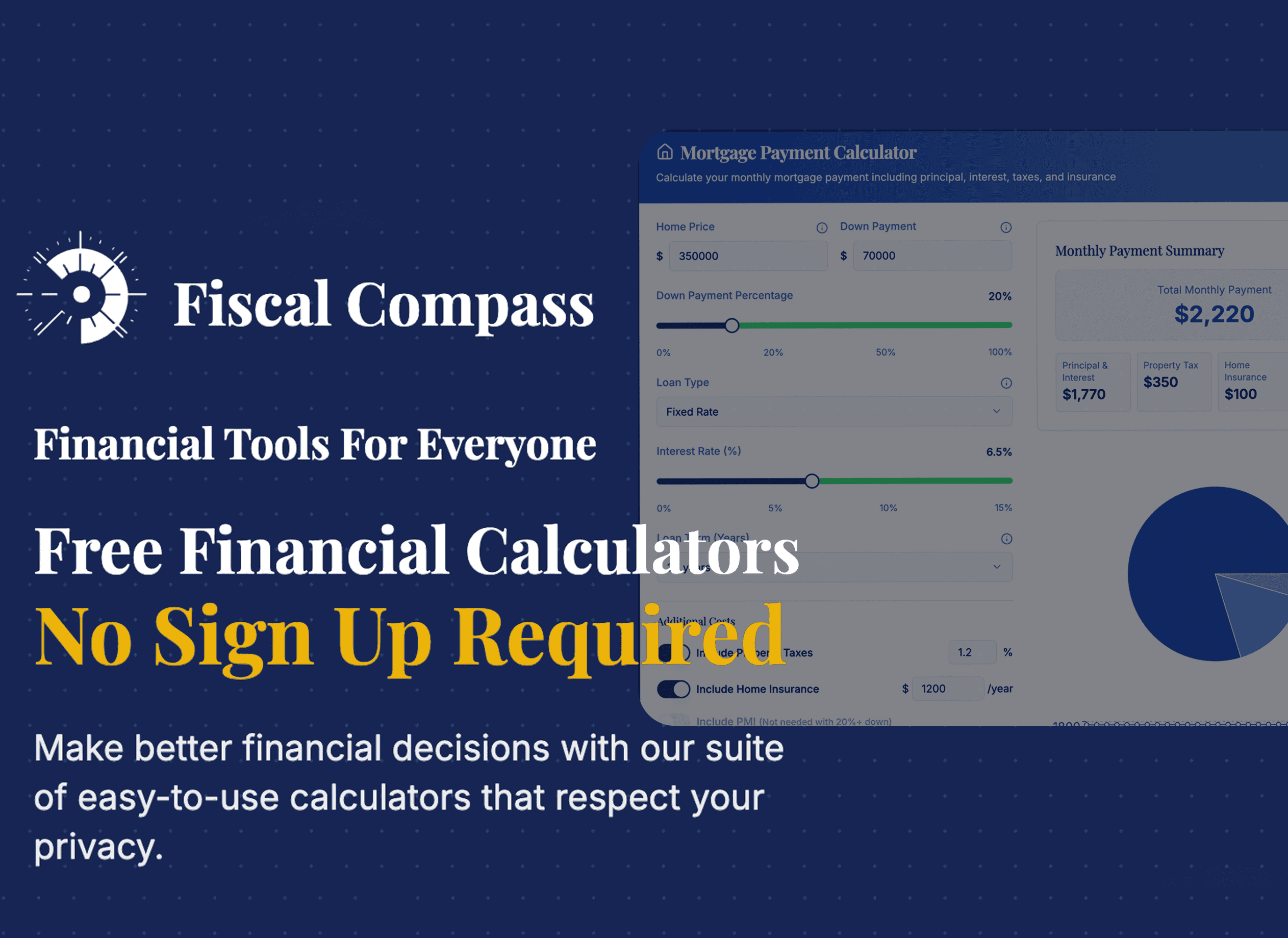 Fiscal Compass Financial Calculators