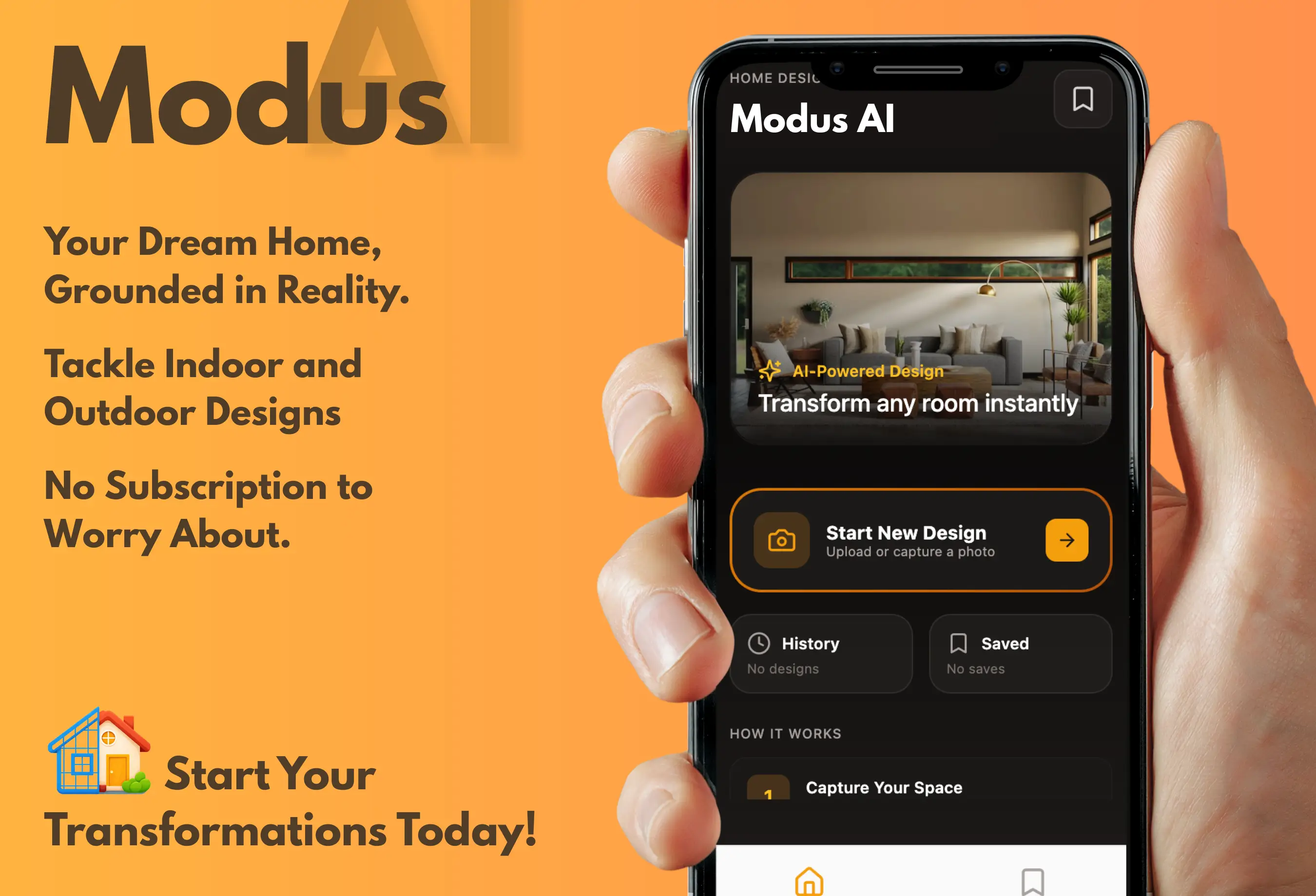 Modus AI interior design app